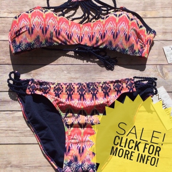Tini Bikini Swim Sale Tini Bikini Two Piece Caged Swim Suit Poshmark